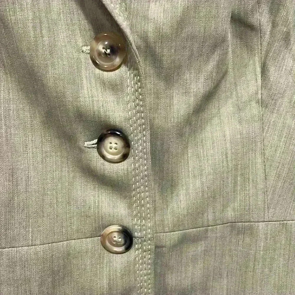 Piazza Sempione Tan double stitched pure wool blazer size large made in Italy - Picture 2 of 11